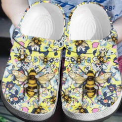 Bee Crocs Classic Clogs Shoes