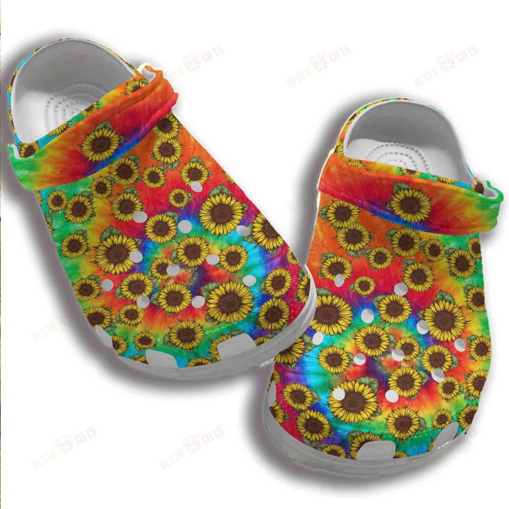 Sunflower Colorful Be Yourself Crocs Classic Clogs Shoes