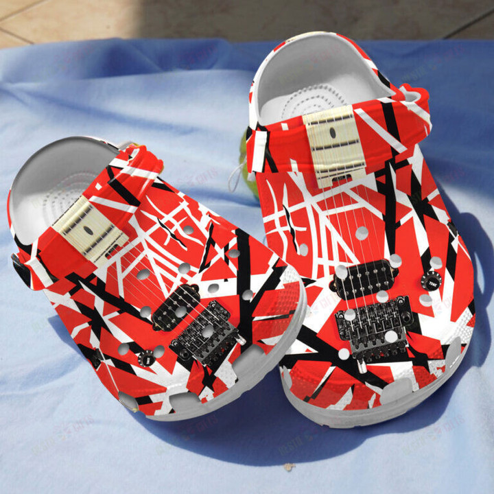 EVH Guitar Crocs Classic Clogs Shoes