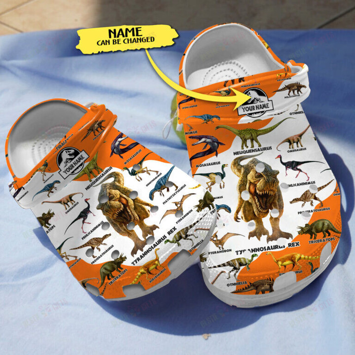 Personalized Dinosaurs Collection Crocs Classic Clogs Shoes