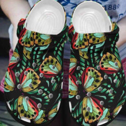 Butterfly Crocs Classic Clogs Shoes