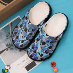 Blue Shark Crocs Classic Clogs Shoes