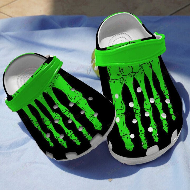 Skeleton Crocs Classic Clogs Shoes