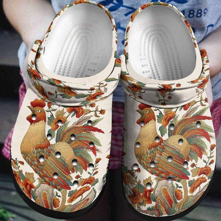 Chicken Crocs Classic Clogs Shoes