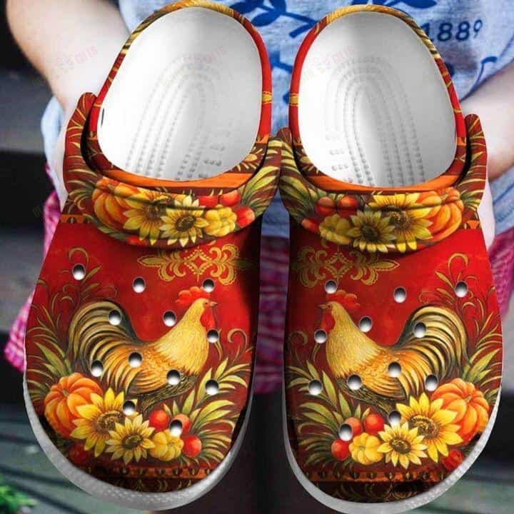 Chicken Crocs Classic Clogs Shoes