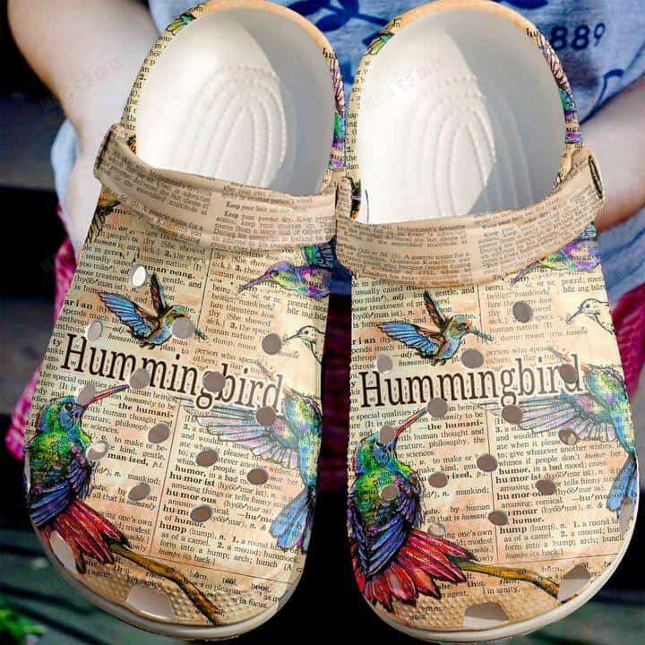 Hummingbird Crocs Classic Clogs Shoes