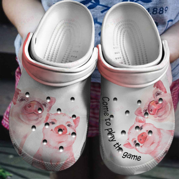 Cute Pig Crocs Classic Clogs Shoes