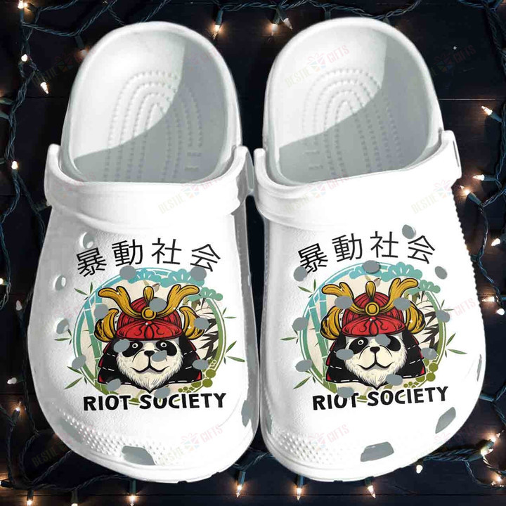 Cutie Panda Japanese Style Crocs Classic Clogs Shoes