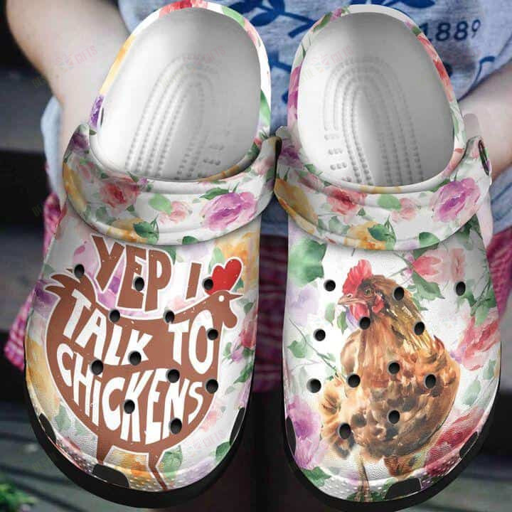 Chicken Crocs Classic Clogs Shoes