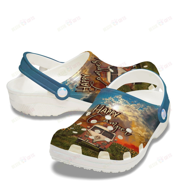 Happy Camper Crocs Classic Clogs Shoes