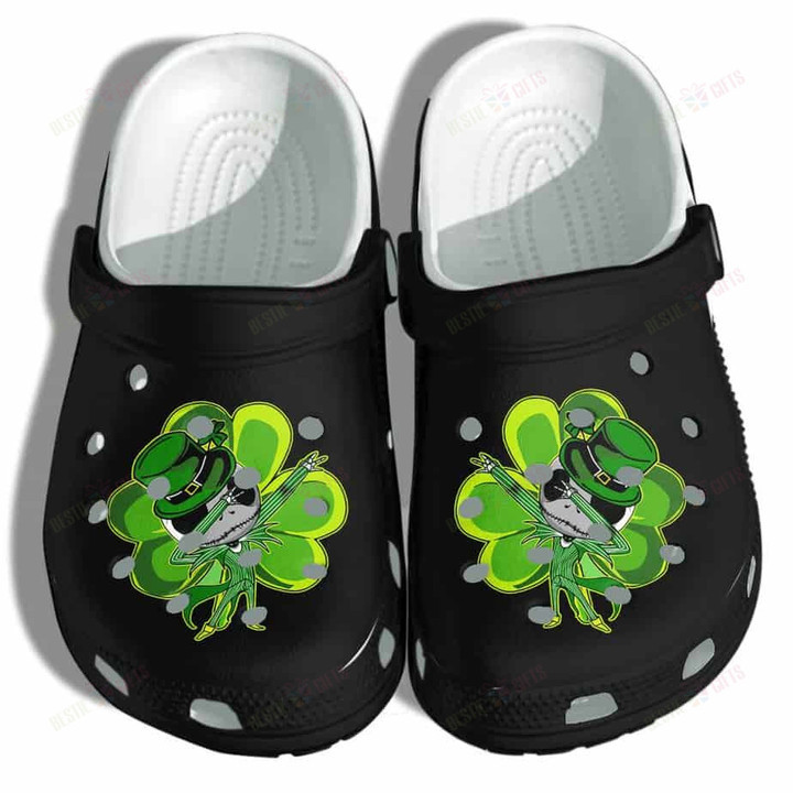 Shamrock St Patricks Day Crocs Classic Clogs Shoes