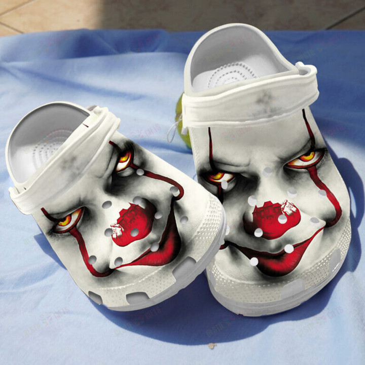 Clown Face Crocs Classic Clogs Shoes