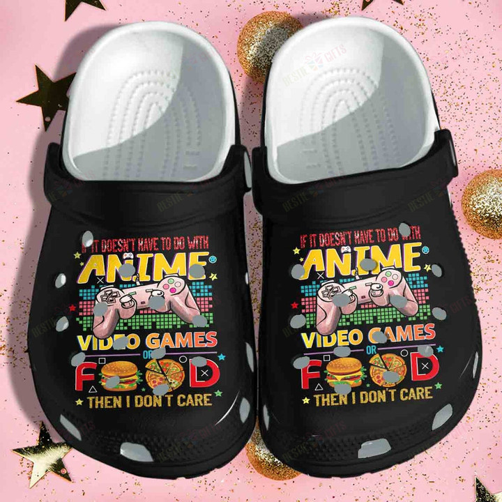 Anime Video Game And Food Wibu Japanese Crocs Classic Clogs Shoes