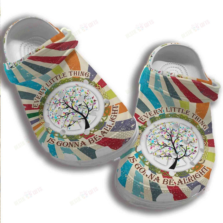 Free Tree Hippie Crocs Classic Clogs Shoes