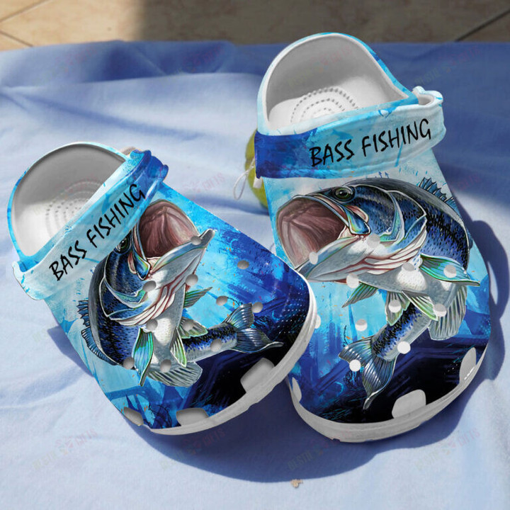 Amazing Bass Fish Crocs Classic Clogs Shoes