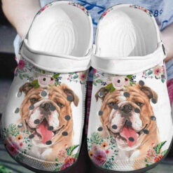 Bulldog Crocs Classic Clogs Shoes