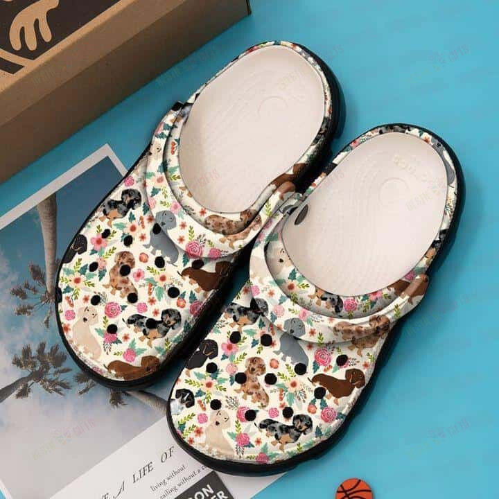 Dachshund Crocs Classic Clogs Shoes