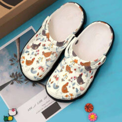 Chicken Crocs Classic Clogs Shoes