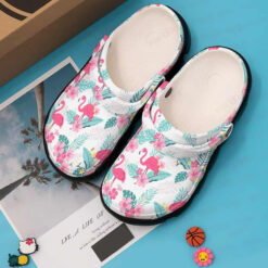 Flamingo Crocs Classic Clogs Shoes