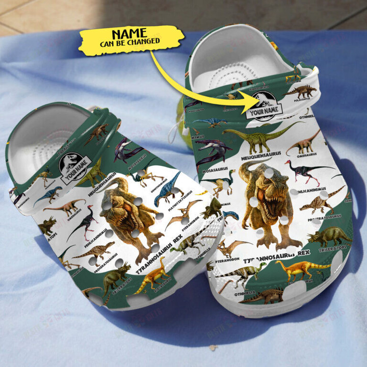 Personalized Dinosaurs Collection Crocs Classic Clogs Shoes