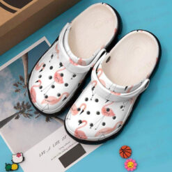 Flamingo Crocs Classic Clogs Shoes