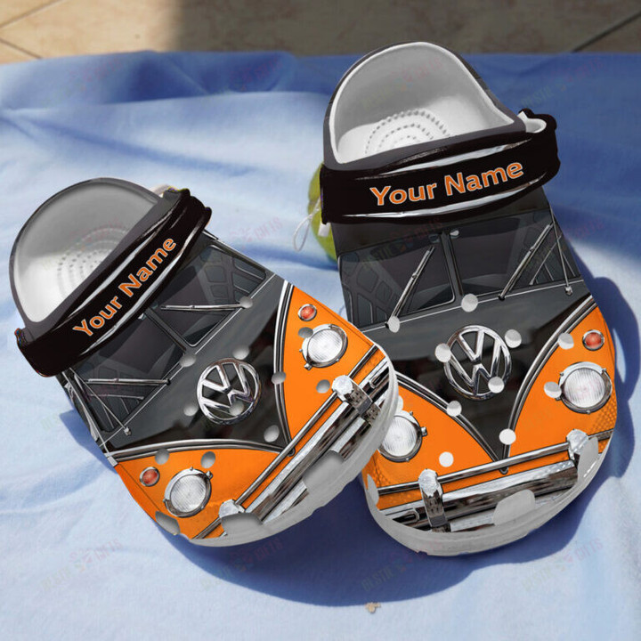 Personalized VW Campervan Crocs Classic Clogs Shoes