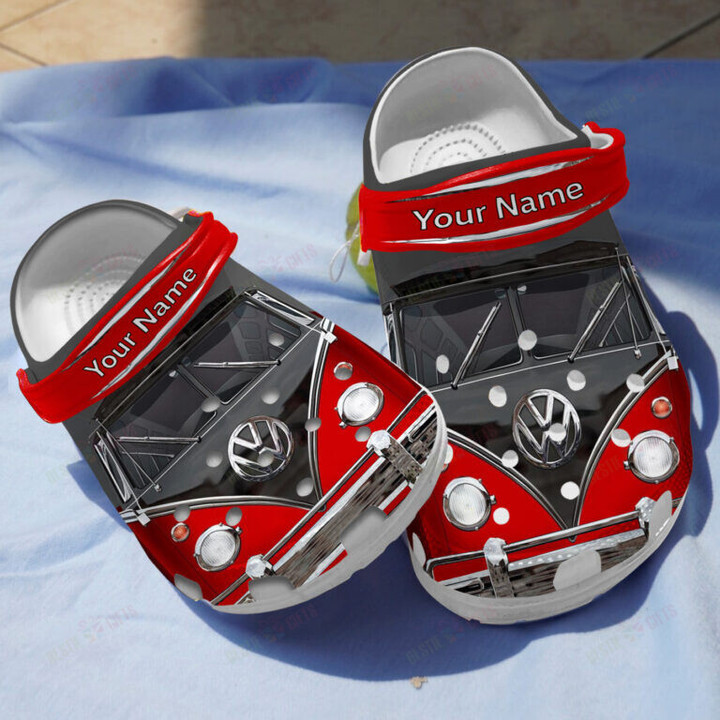 Personalized VW Campervan Crocs Classic Clogs Shoes