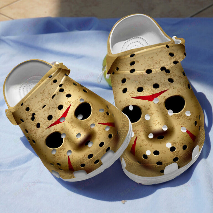 Jason Mask Crocs Classic Clogs Shoes