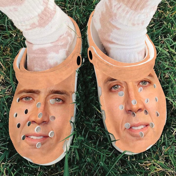 Nicolas Cage Crocs Classic Clogs Shoes