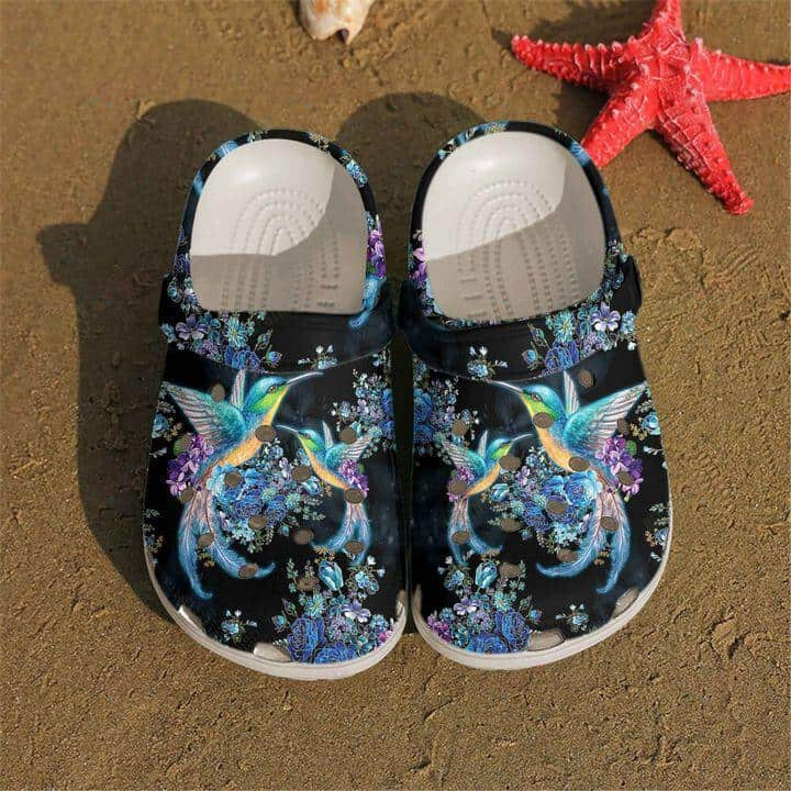 Hummingbird Crocs Classic Clogs Shoes