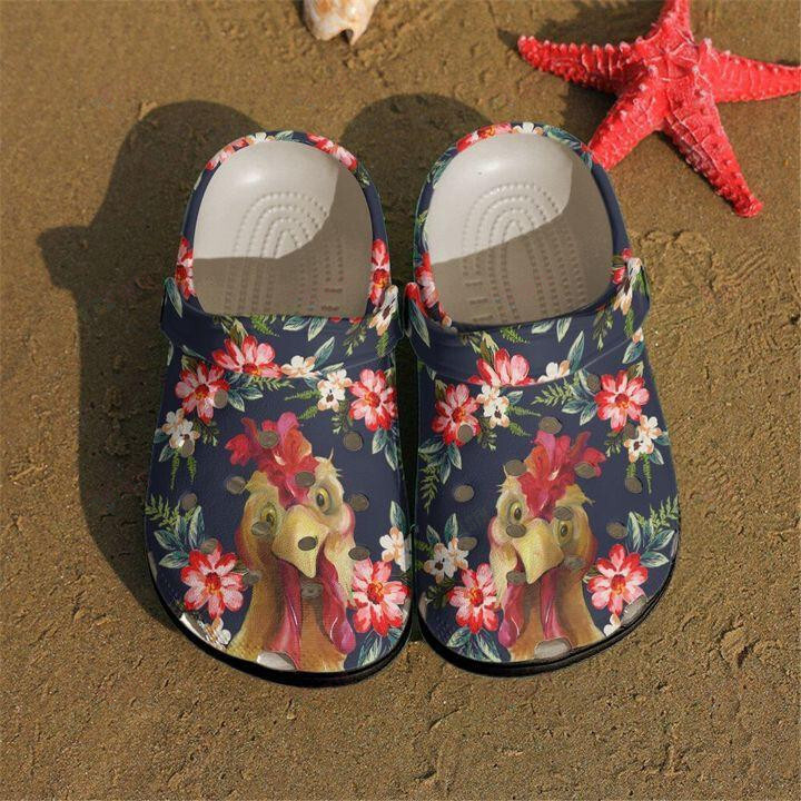 Chicken Crocs Classic Clogs Shoes