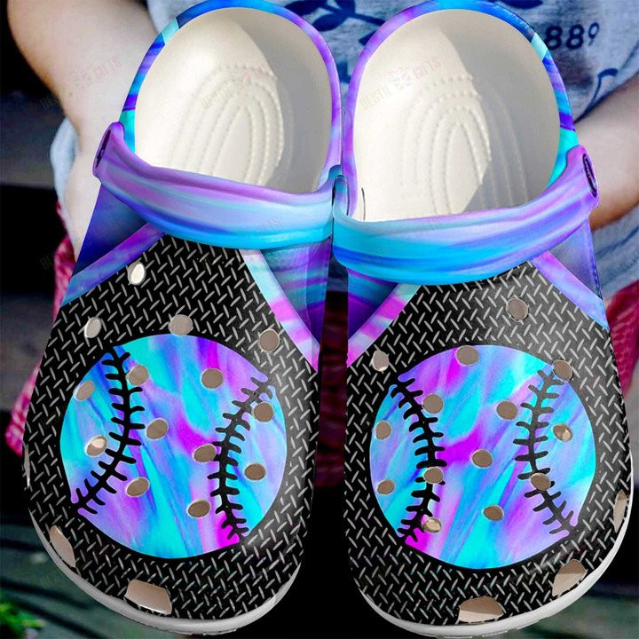 Color Mix Softball Crocs Classic Clogs Shoes