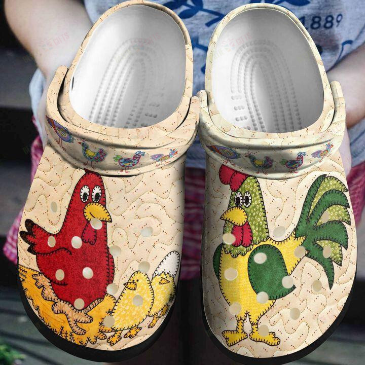 Chicken Crocs Classic Clogs Shoes