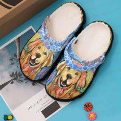 Golden Retriever Crocs Classic Clogs Shoes