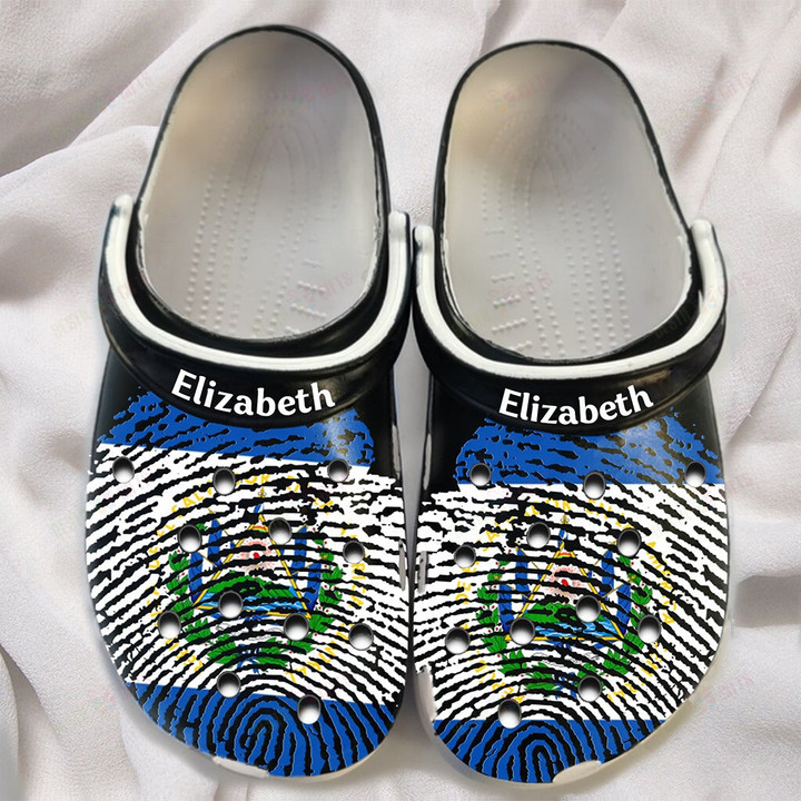 Personalized DNA El Salvador Flag El Salvadorian Gift Crocs Classic Clogs Shoes