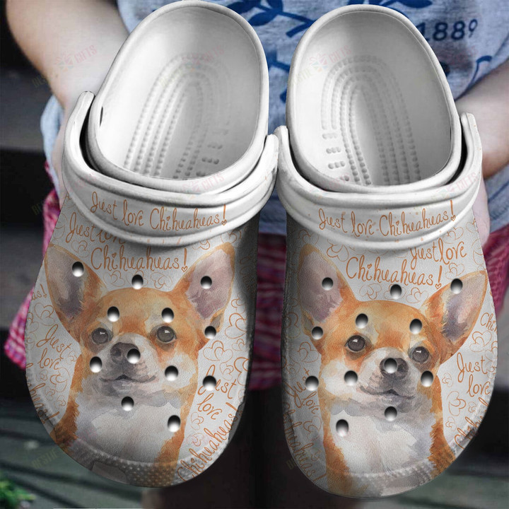 Just Love Chihuahuas Crocs Classic Clogs Shoes