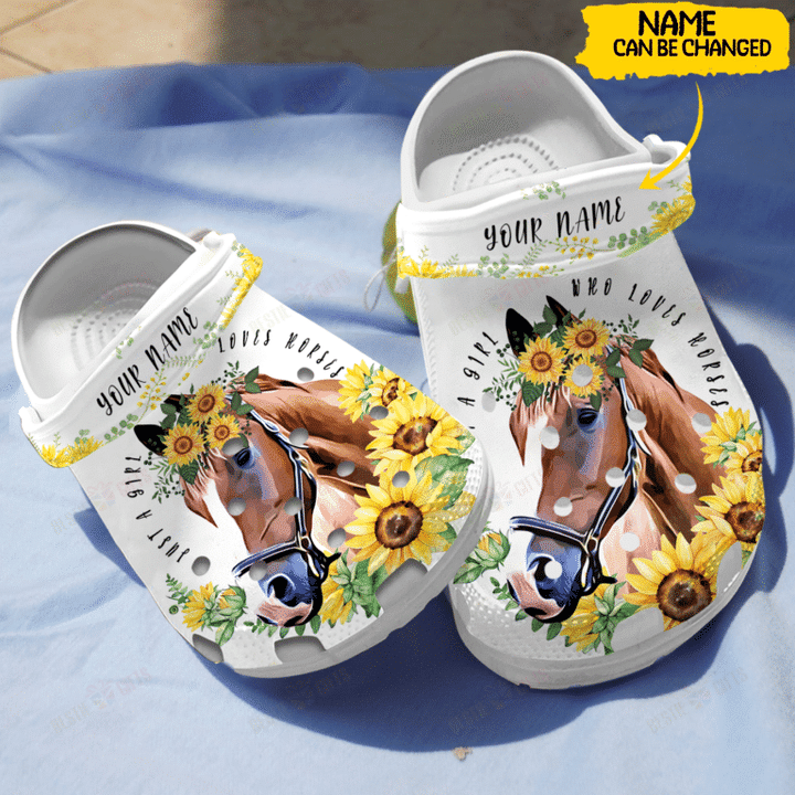 Personalized Amazing Horse Crocs Classic Clogs Shoes