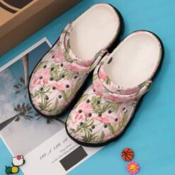 Flamingo Crocs Classic Clogs Shoes