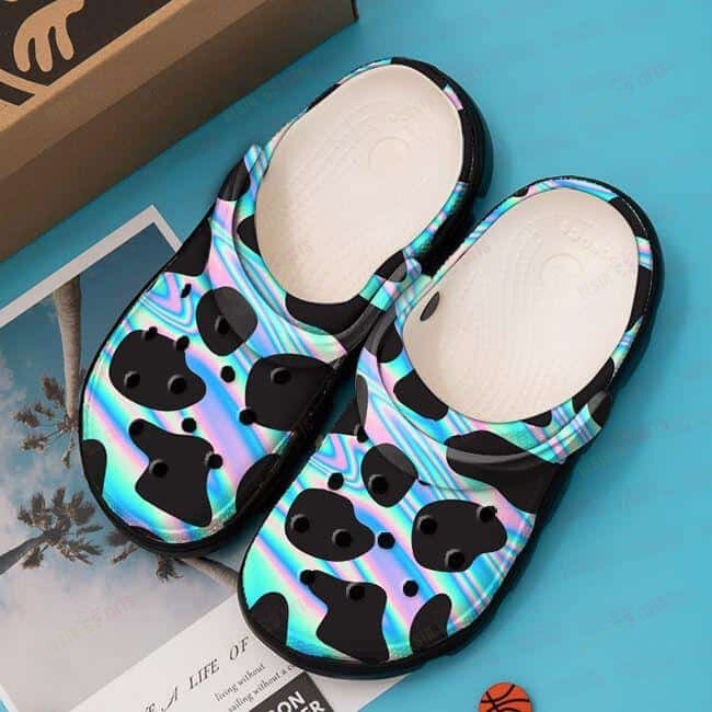 Cow Crocs Classic Clogs Shoes