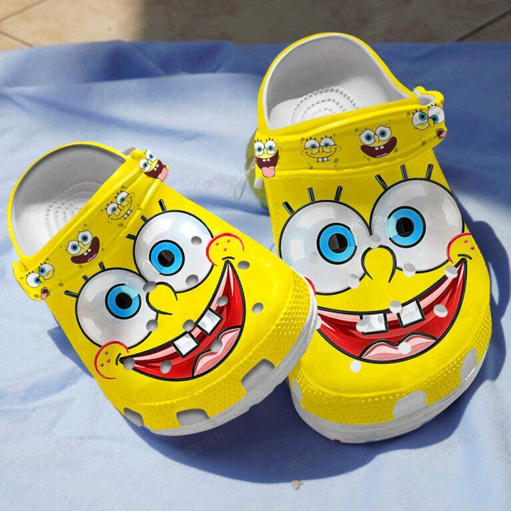 Spongebob Crocs Classic Clogs Shoes