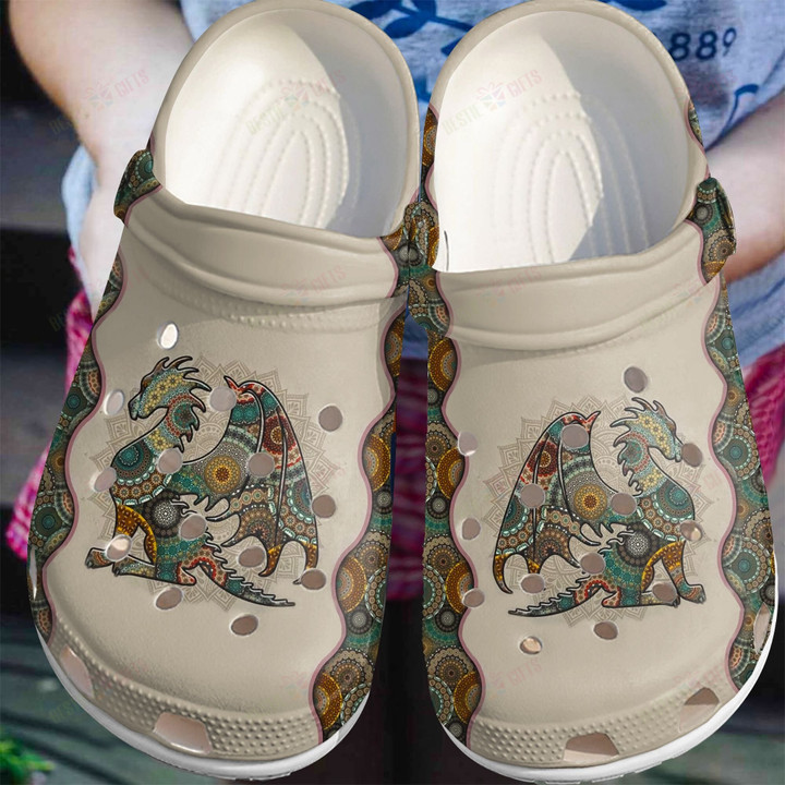 Unique Dragon Crocs Classic Clogs Shoes