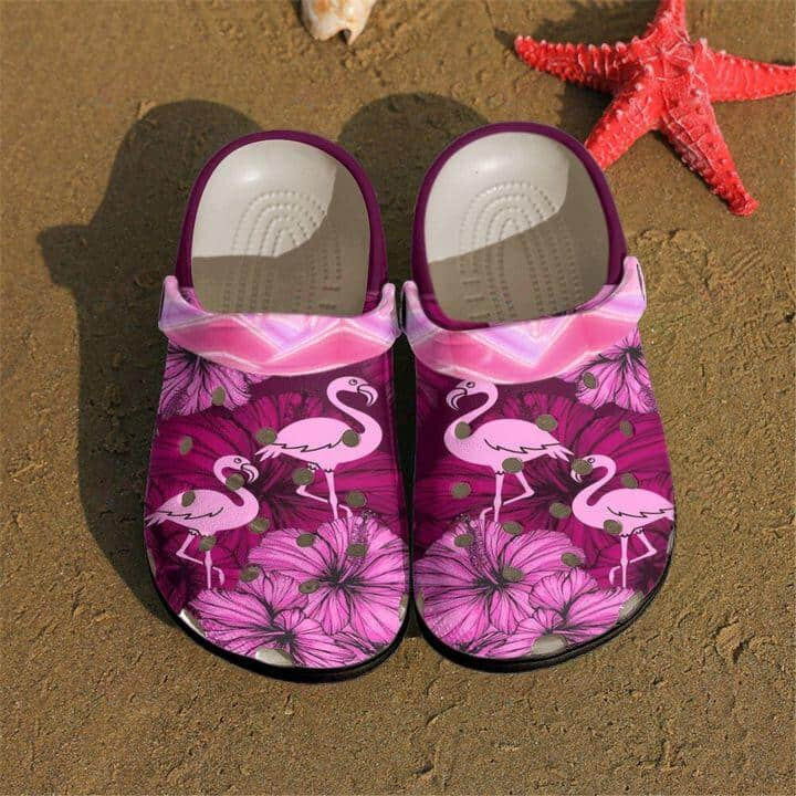 Flamingo Crocs Classic Clogs Shoes