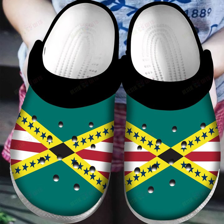 Jamaican American Flag Crocs Classic Clogs Shoes