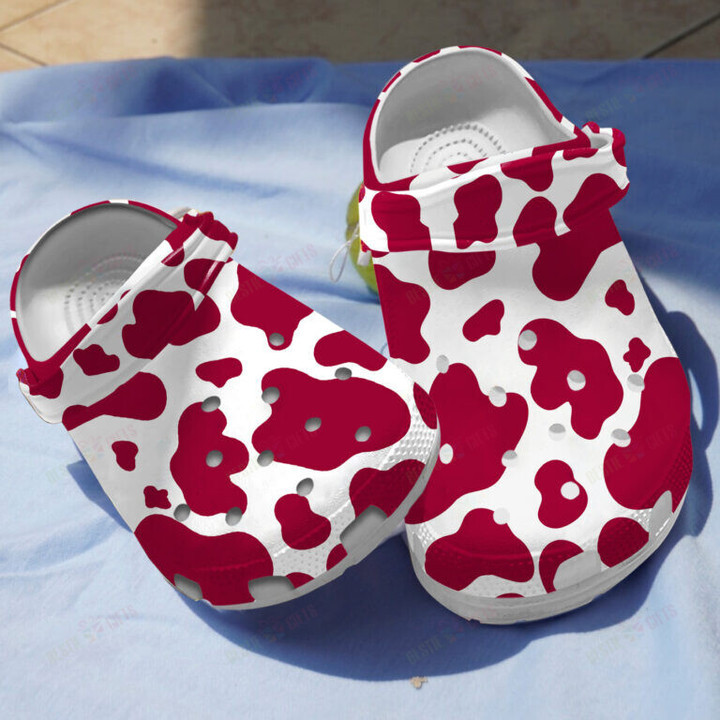 Cows Cowhide Crocs Classic Clogs Shoes