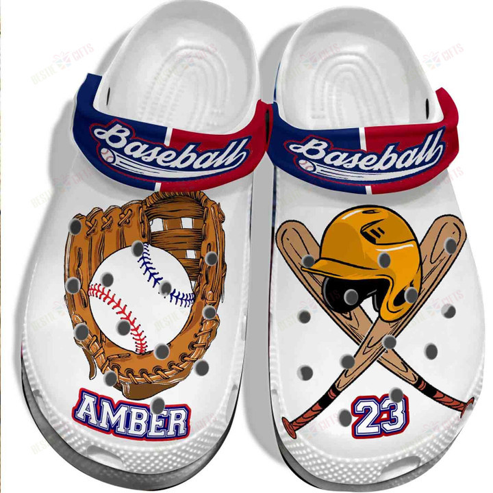 Personalized Baseball Equipment Crocs Classic Clogs Shoes