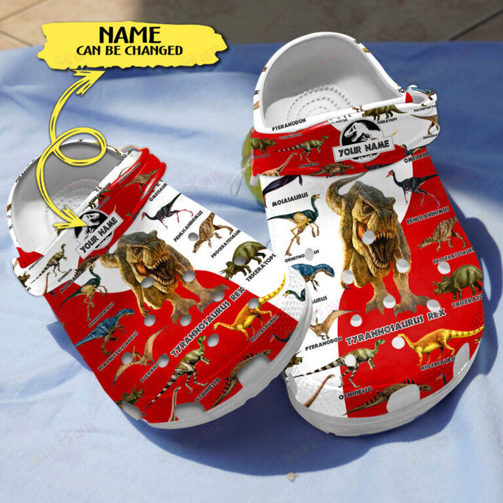 Personalized Dinosaurs Collection Crocs Classic Clogs Shoes