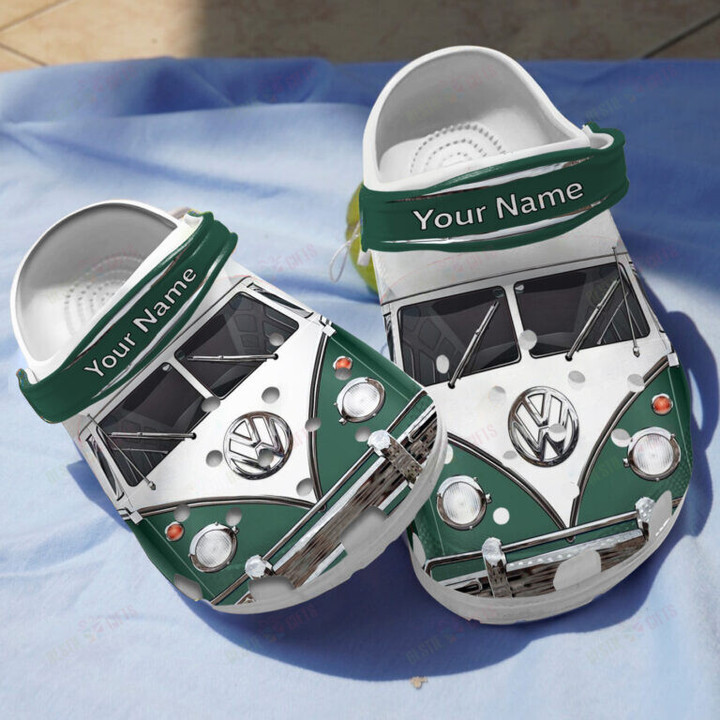 Personalized VW Campervan Crocs Classic Clogs Shoes