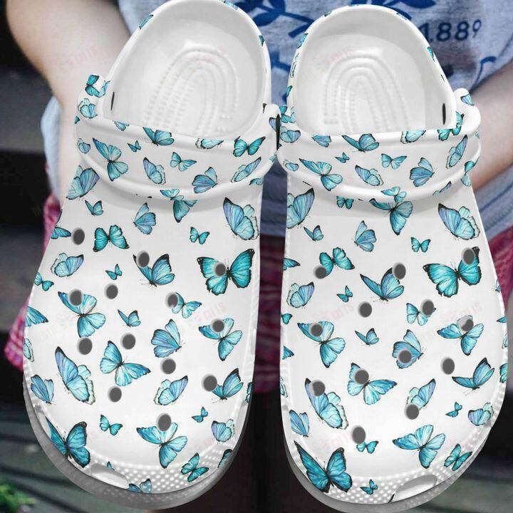 Butterfly Crocs Classic Clogs Shoes