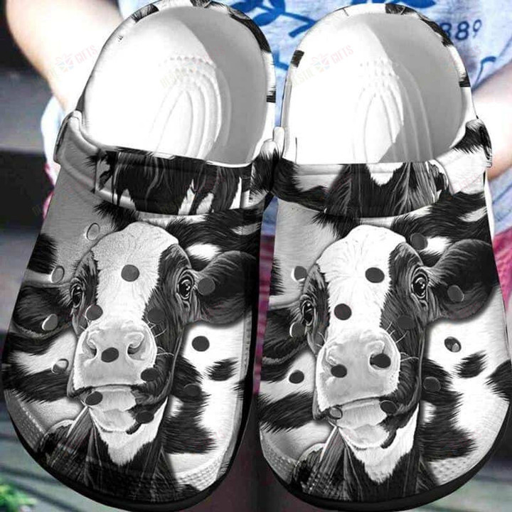 Cow Crocs Classic Clogs Shoes