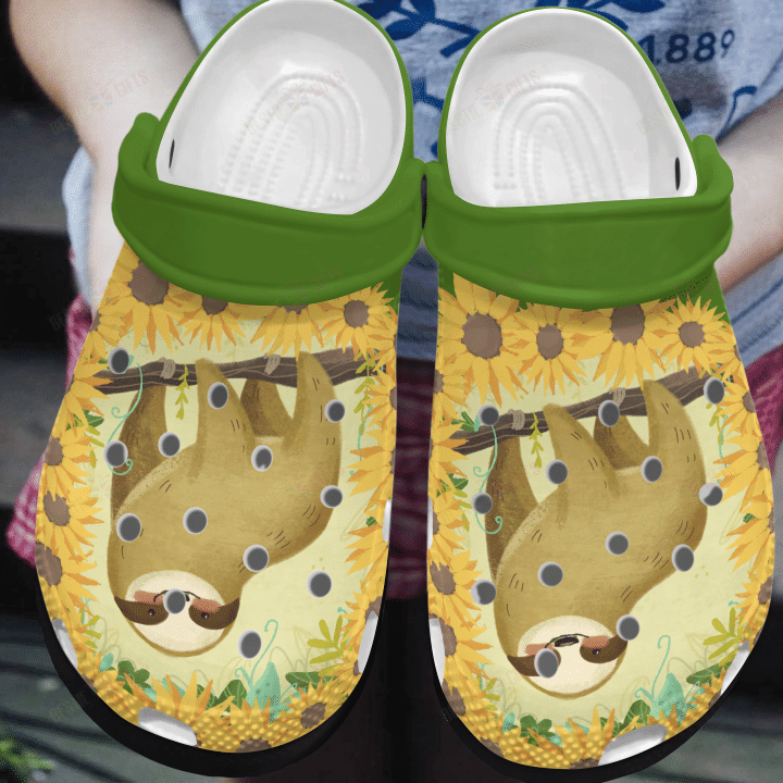 Cute Sloth Crocs Classic Clogs Shoes